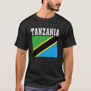 Tanzania Flag Patriotic National Roots Souvenir T-Shirt