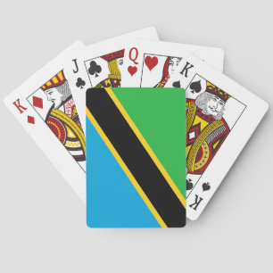 Tanzania Flag Playing Cards