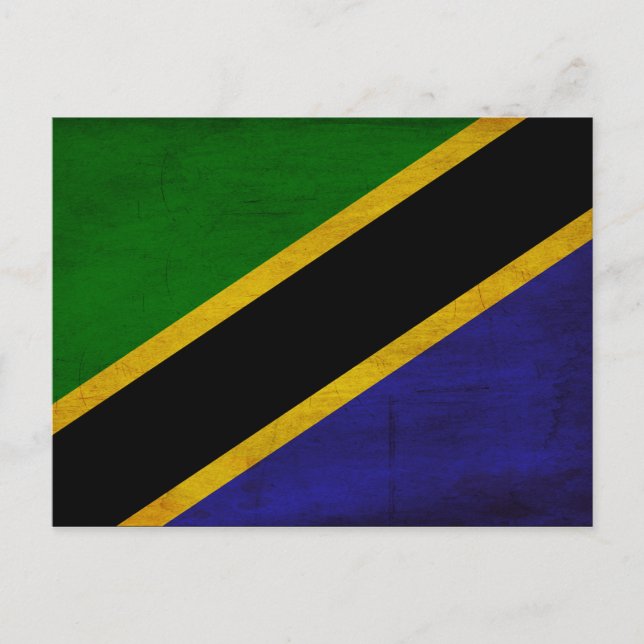 Tanzania Flag Postcard (Front)