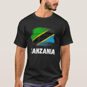 Tanzania Flag Pride Retro Tanzanian Flag Family Ma T-Shirt