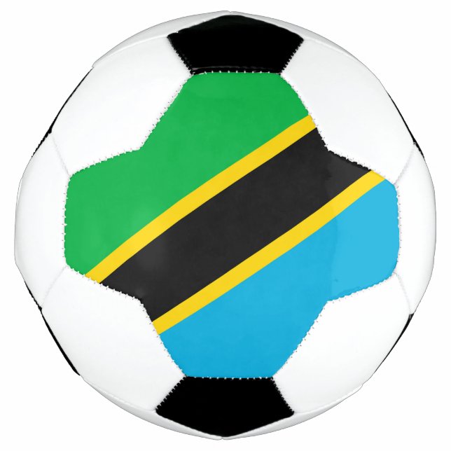 Tanzania flag soccer ball (Front)