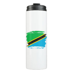 Tanzania flag thermal tumbler