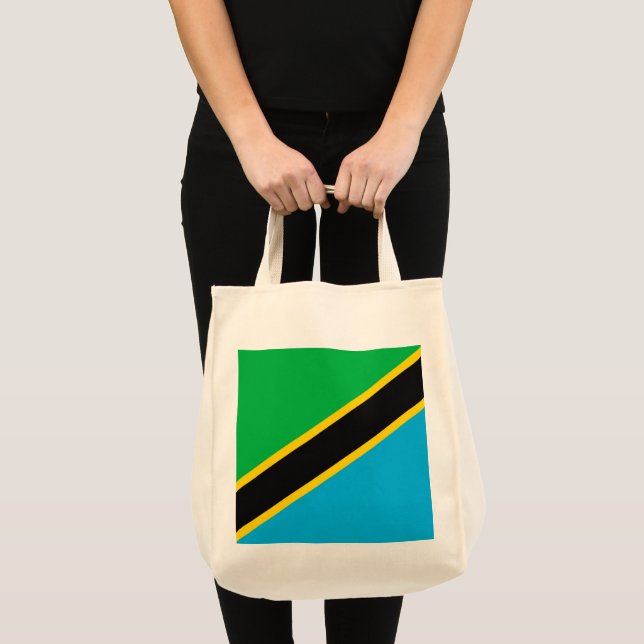 Tanzania flag tote bag (Front (Product))