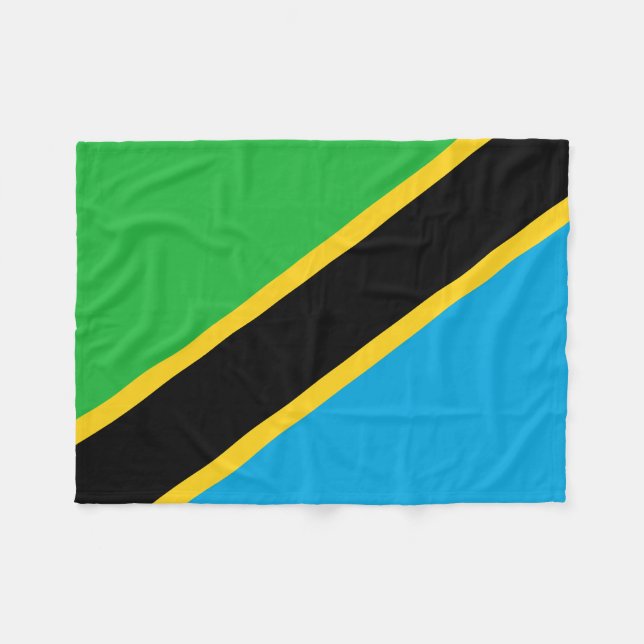 Tanzania Fleece Blanket (Front (Horizontal))