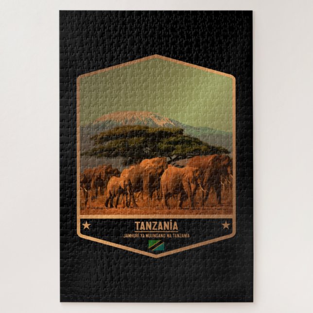Tanzania Jigsaw Puzzle (Vertical)