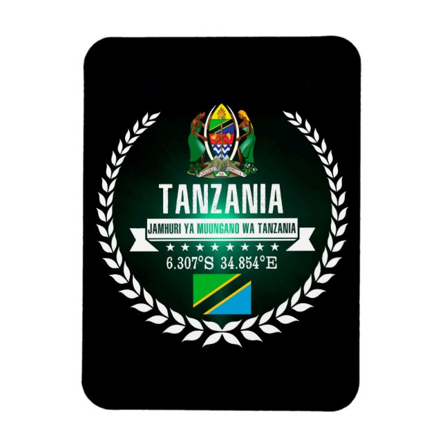 Tanzania Magnet (Vertical)