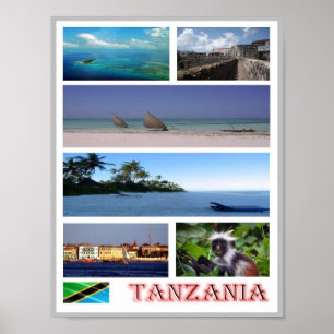 Tanzania - Mosaic - Poster