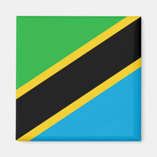 Tanzania National World Flag Magnet