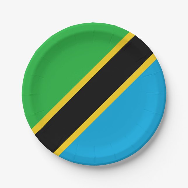 Tanzania Paper Plate (Front)
