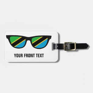 Tanzania Shades custom luggage tag