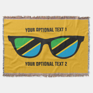 Tanzania Shades custom throw blanket
