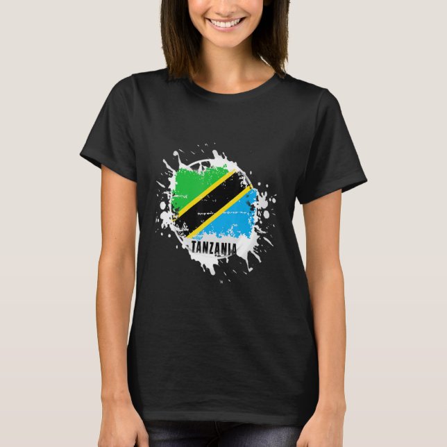 Tanzania Splash T-Shirt (Front)
