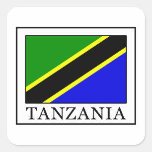 Tanzania Square Sticker