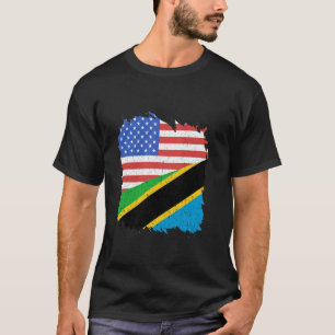 Tanzania Tanzanian Pride America USA Vintage Tanza T-Shirt
