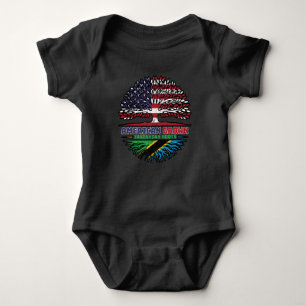 Tanzania Tanzanian US American USA United States Baby Bodysuit