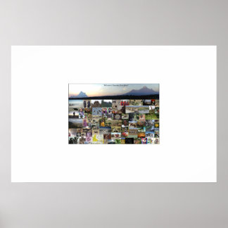 Tanzanian Collage of Life Poster