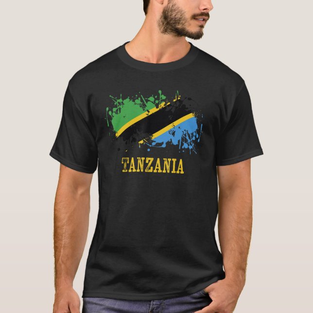 Tanzanian enthusiasts for Tanzania and Tanzania T-Shirt (Front)