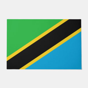 Tanzanian Flag Doormat