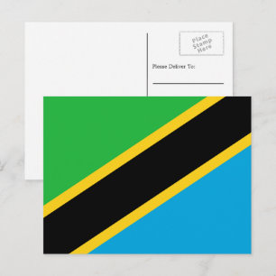 Tanzanian Flag, Flag of Tanzania Postcard