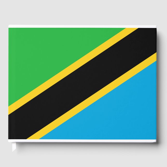 Tanzanian Flag Guest Book (Front)