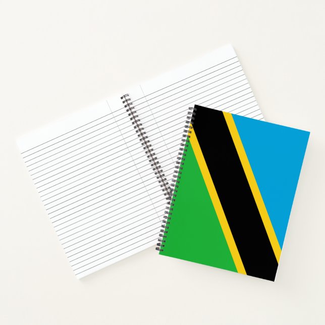 Tanzanian Flag Notebook (Inside)