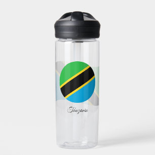 Tanzanian Flag, Patriotic Tanzania Water Bottle