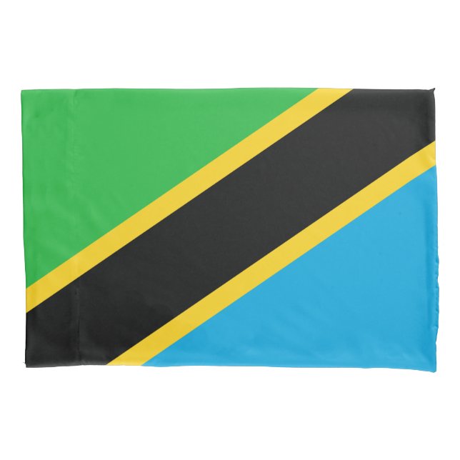 Tanzanian Flag Pillowcase (Front)