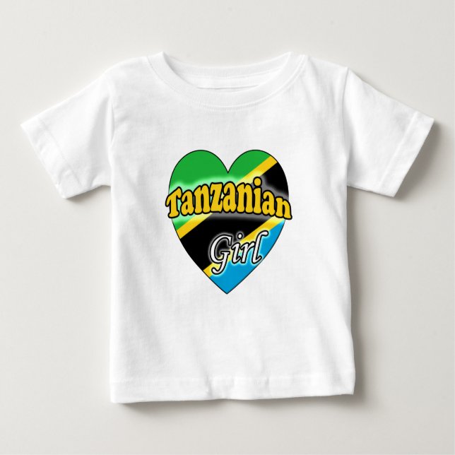 Tanzanian Girl Baby T-Shirt (Front)