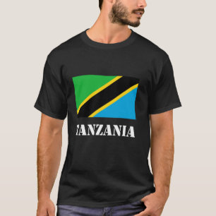 Tanzanian Pride Heritage Tanzanian Flag Vintage Ta T-Shirt