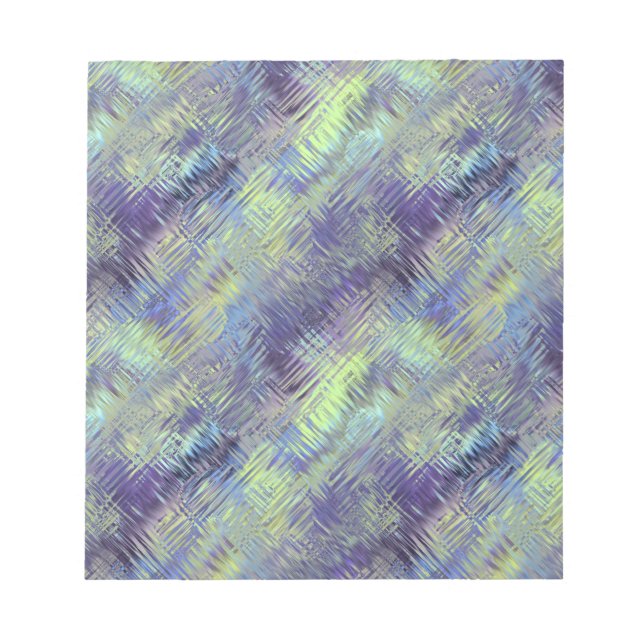 Tanzanite Blue Liquid Pattern Notepad (Front)