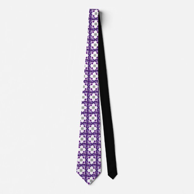 Tanzanite Diamond Art, Purple Tie (Front)