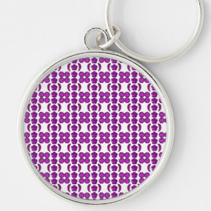 Tanzanite Gemstone Purple Key Ring