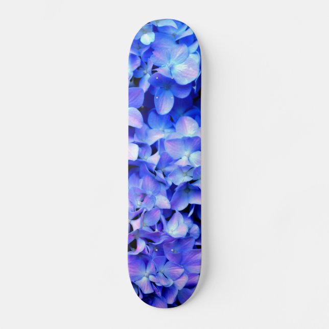 Tanzanite  Hydrangeas Skateboard (Front)