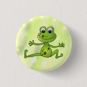 tanzender Frosch 3 Cm Round Badge