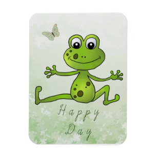 tanzender Frosch Magnet