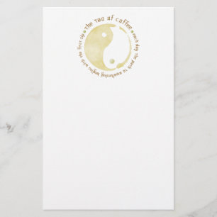tao of coffee stationery