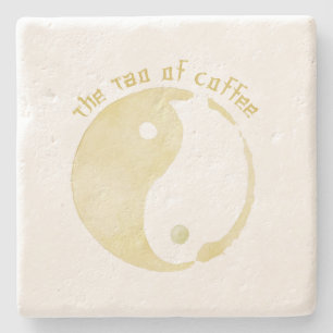 tao of coffee stone coaster