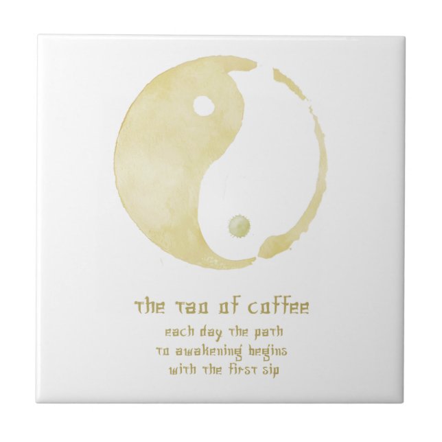 tao of coffee tile (Front)