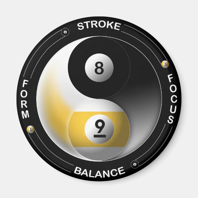 Tao of Pool Magnet (Front)