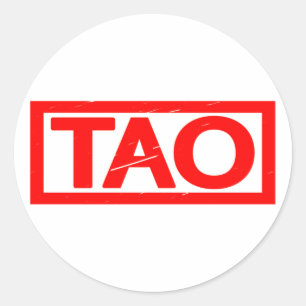 Tao Stamp Classic Round Sticker