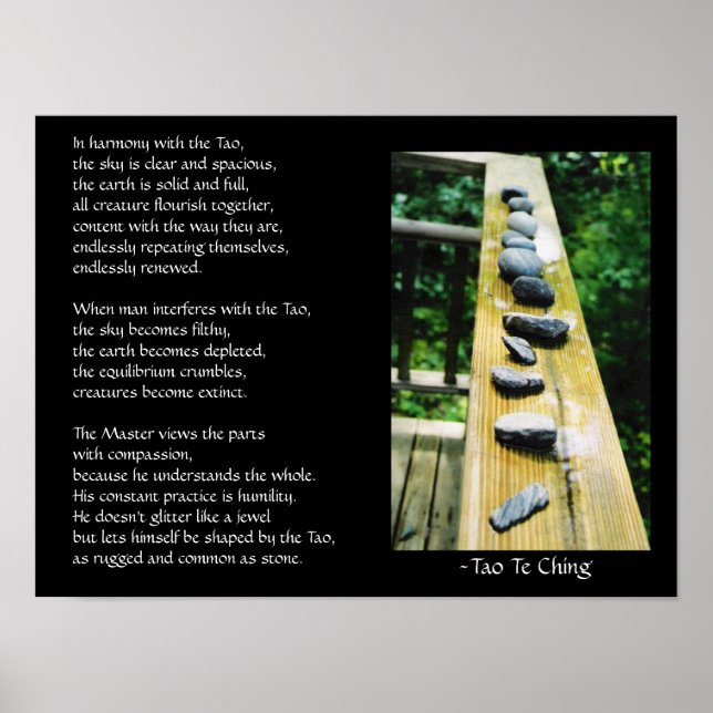 Tao Te Ching #39 Poster (Front)