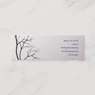 Tao Te Ching No.1/Bookmark Mini Business Card