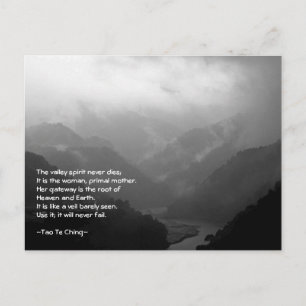 Tao Te Ching No.6/ Postcard
