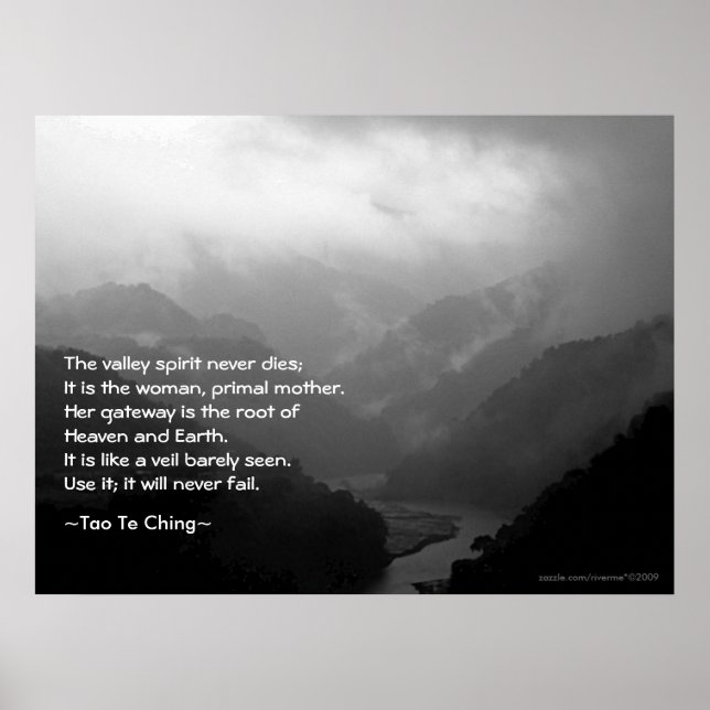Tao Te Ching No.6/ Poster (Front)