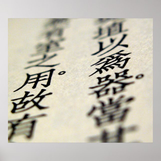 Tao Teh Ching Poster (Front)