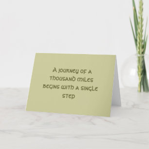 Taoism Quote Loa-Tzu Card