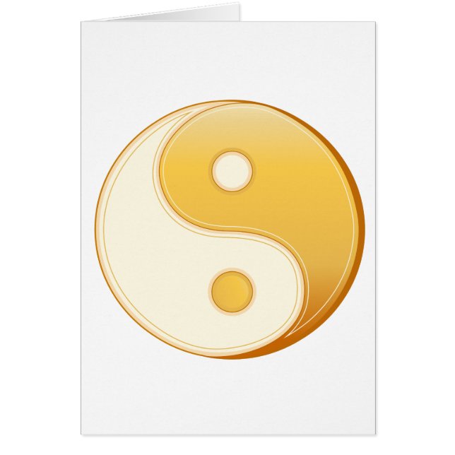 Taoism Symbol 4" x 5.6" Card (Front)