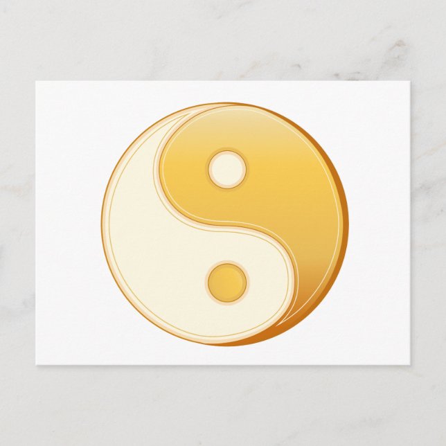 Taoism Symbol 5.6" x 4.25" Postcard (Front)