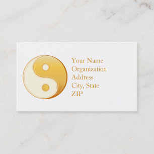 Taoism Symbol Business Card