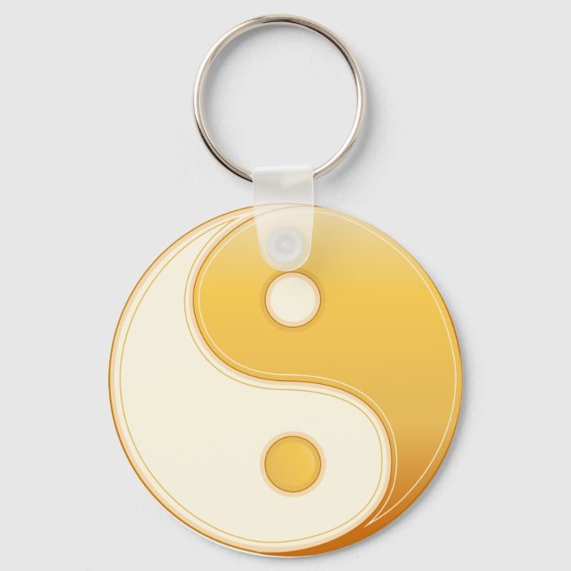Taoism Symbol Key Ring (Front)